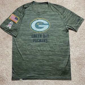 NFL Nike Salute to Service Green Bay Packers Shirt